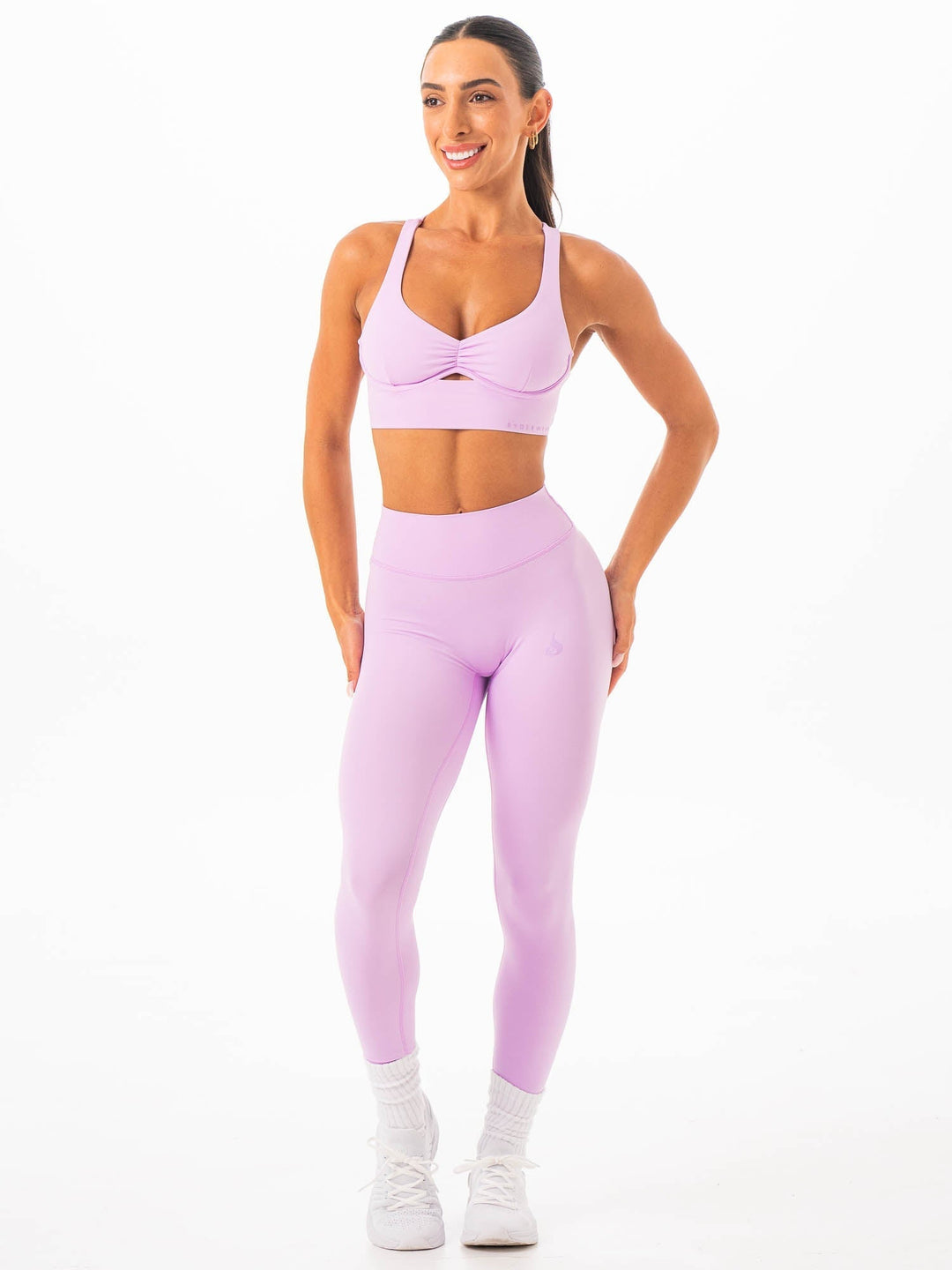 NKD Invisible Scrunch Leggings - Lilac Clothing Ryderwear 