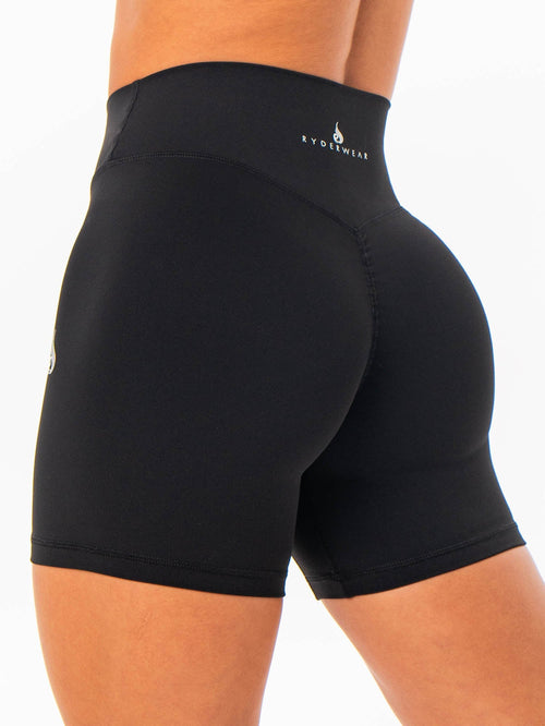 NKD Invisible Scrunch Shorts Black