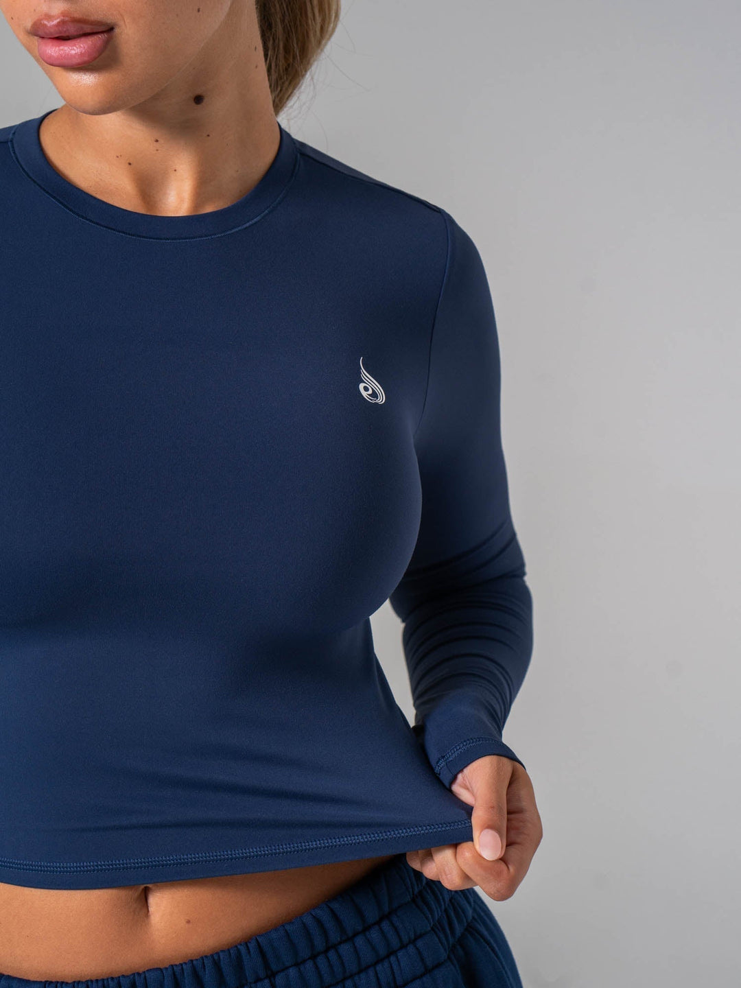 NKD Long Sleeve Top - Navy Clothing Ryderwear 