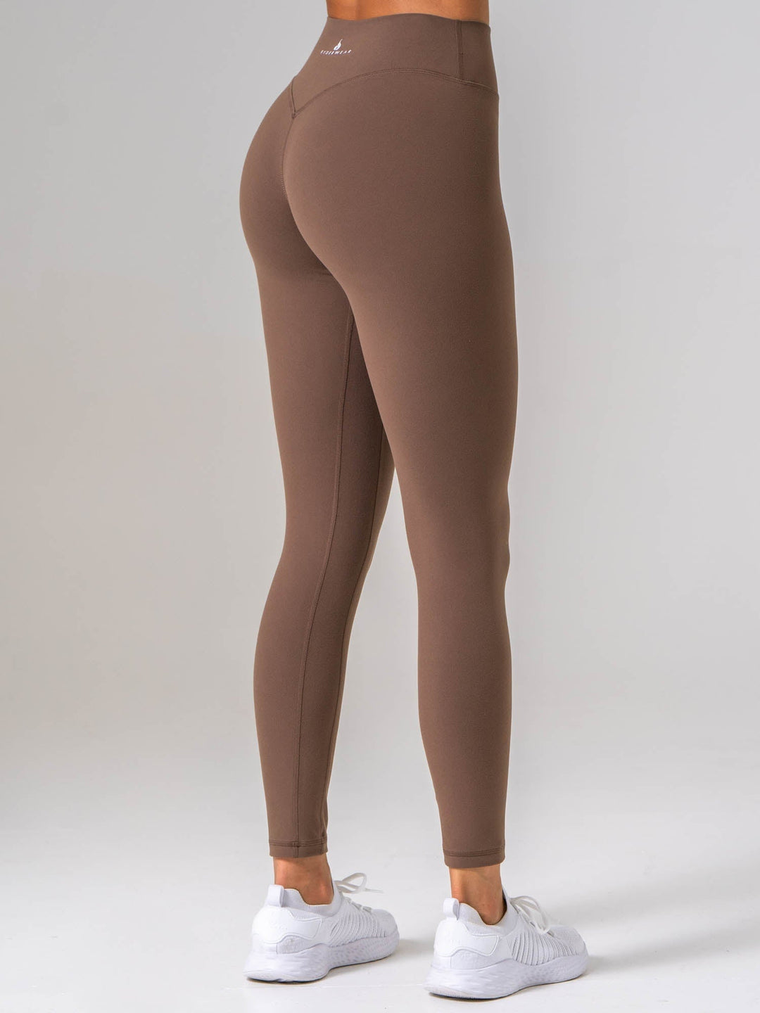 NKD Luxe Leggings - Chocolate Clothing Ryderwear 