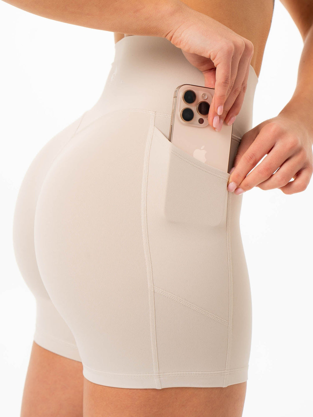 NKD Pocket Shorts - Sand Clothing Ryderwear 