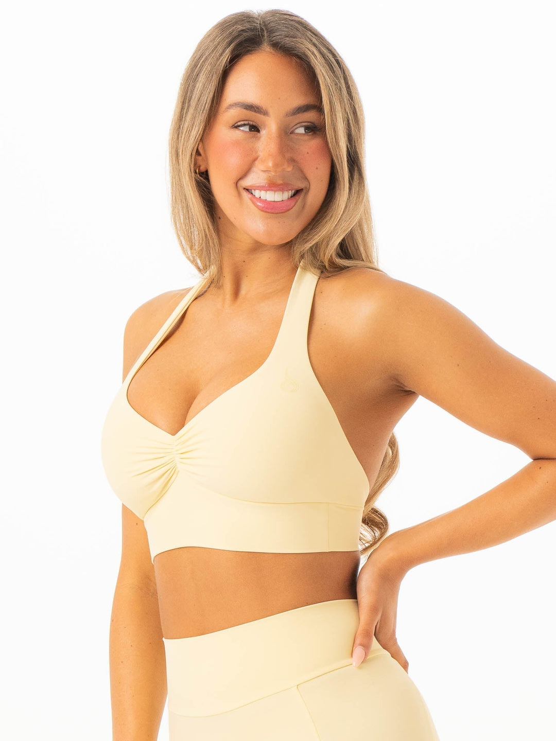 NKD Scrunch Halter Bra - Limoncello Clothing Ryderwear 