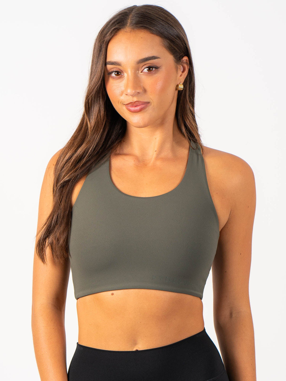 NKD Sports Bra - Khaki Clothing Ryderwear 