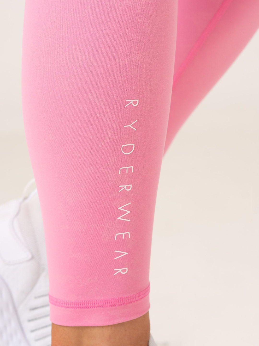 NKD Stonewash V Scrunch Leggings - Pink Stonewash Clothing Ryderwear 