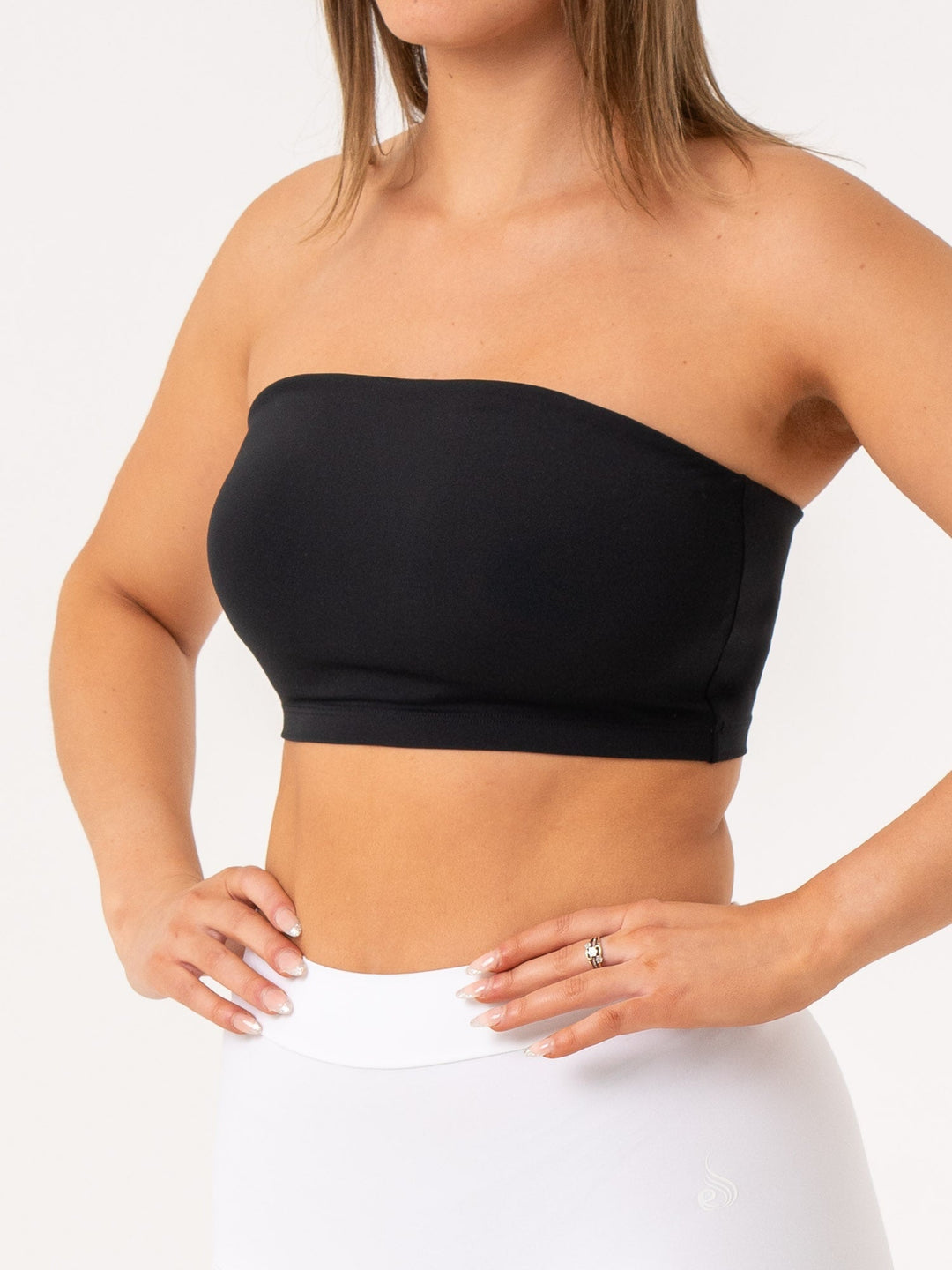 NKD Strapless Tank Bra - Black Clothing Ryderwear 