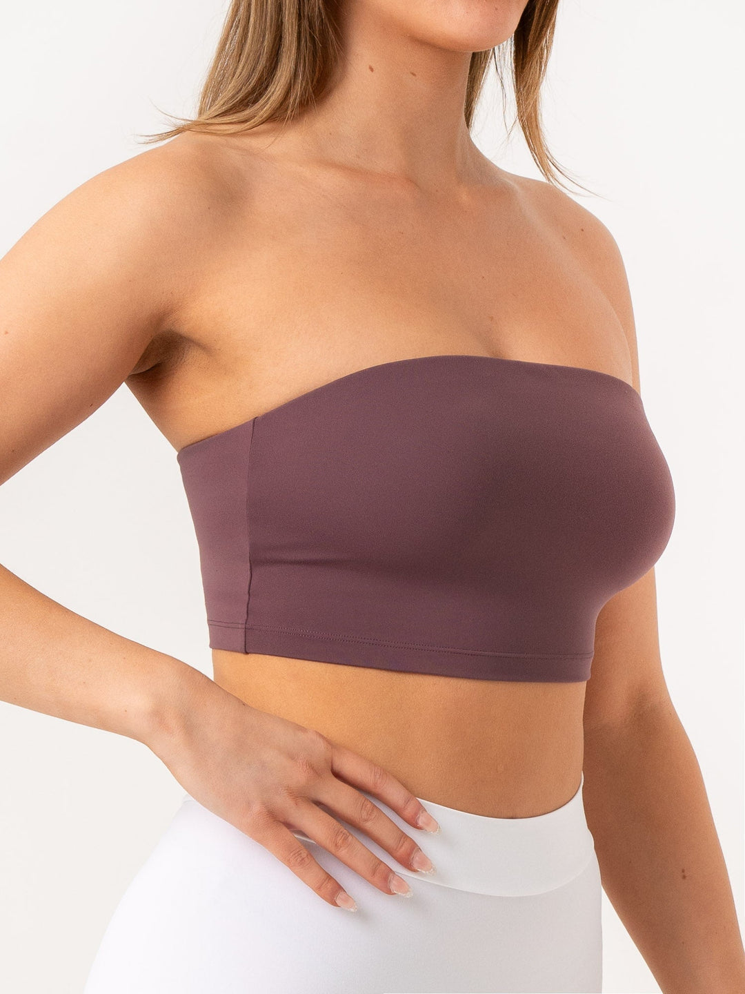 NKD Strapless Tank Bra - Plum Clothing Ryderwear 