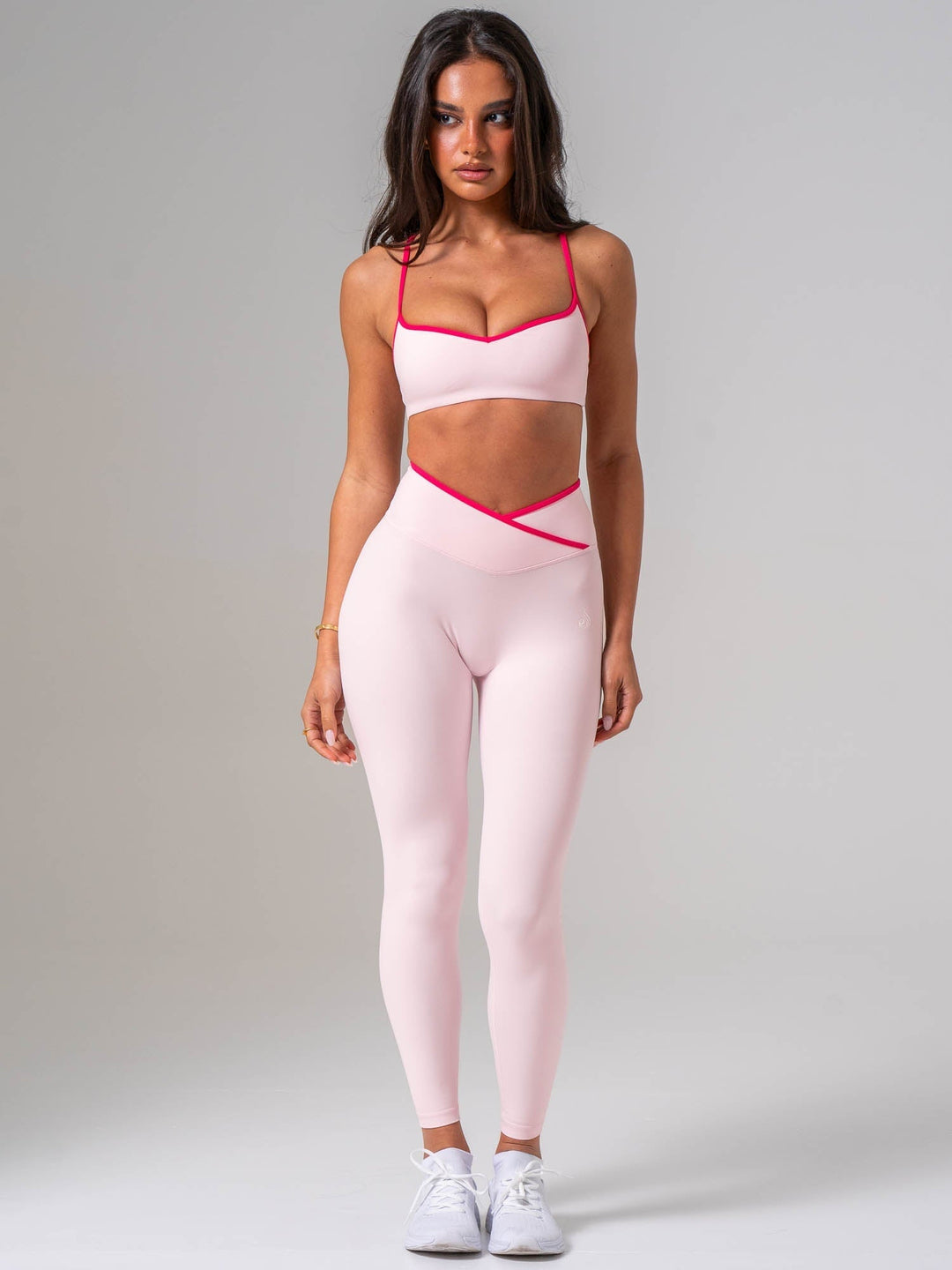 NKD Sweetheart Contrast Bra - Pink On Pink Clothing Ryderwear 