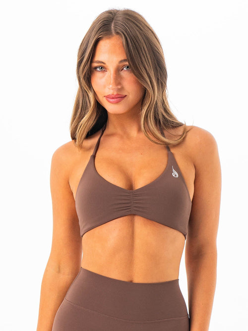 NKD Sweetheart Halter Bra Chocolate