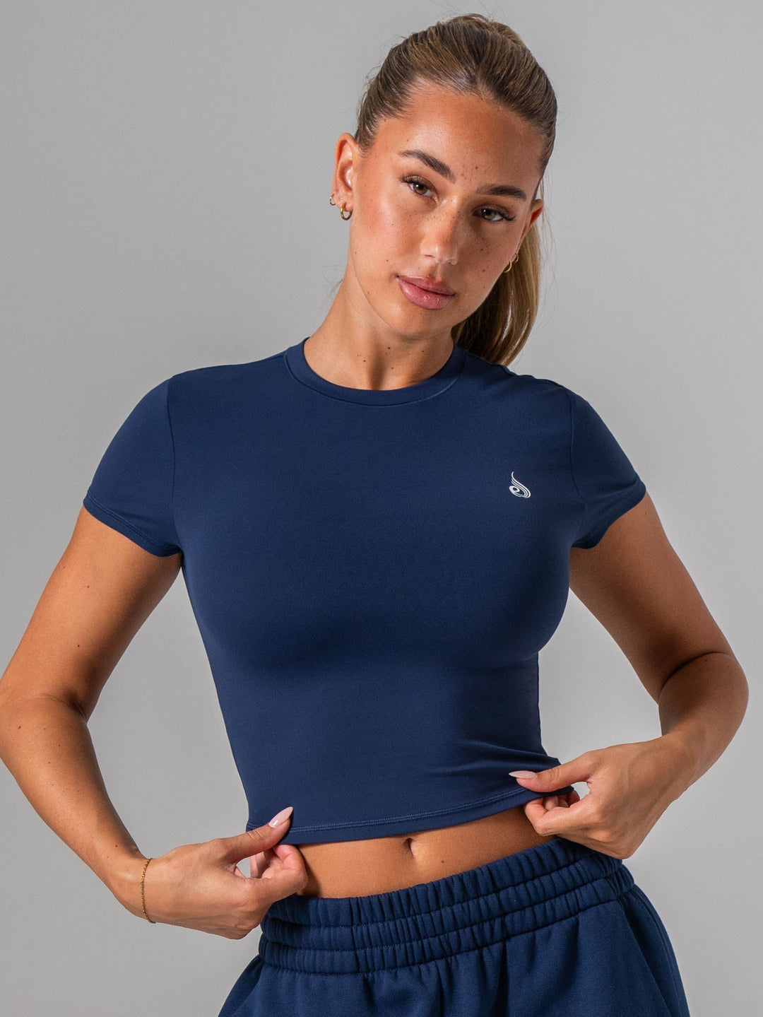NKD Tee - Navy Clothing Ryderwear 