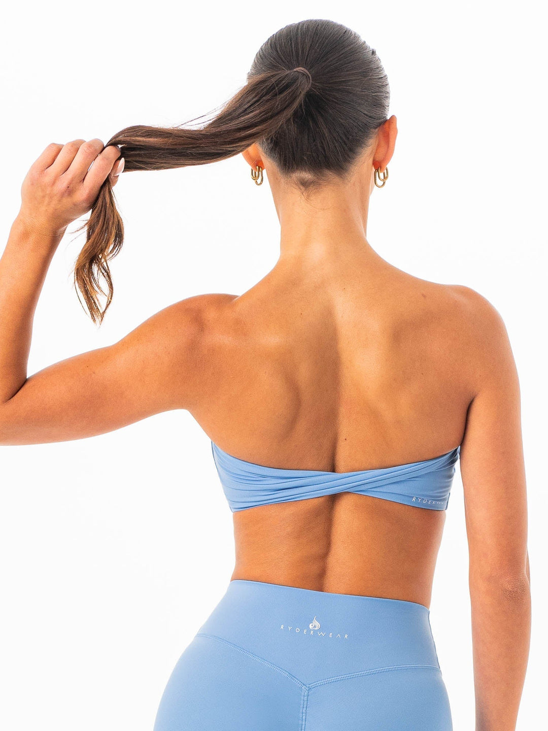 NKD Twist Bandeau - Blueberry Clothing Ryderwear 