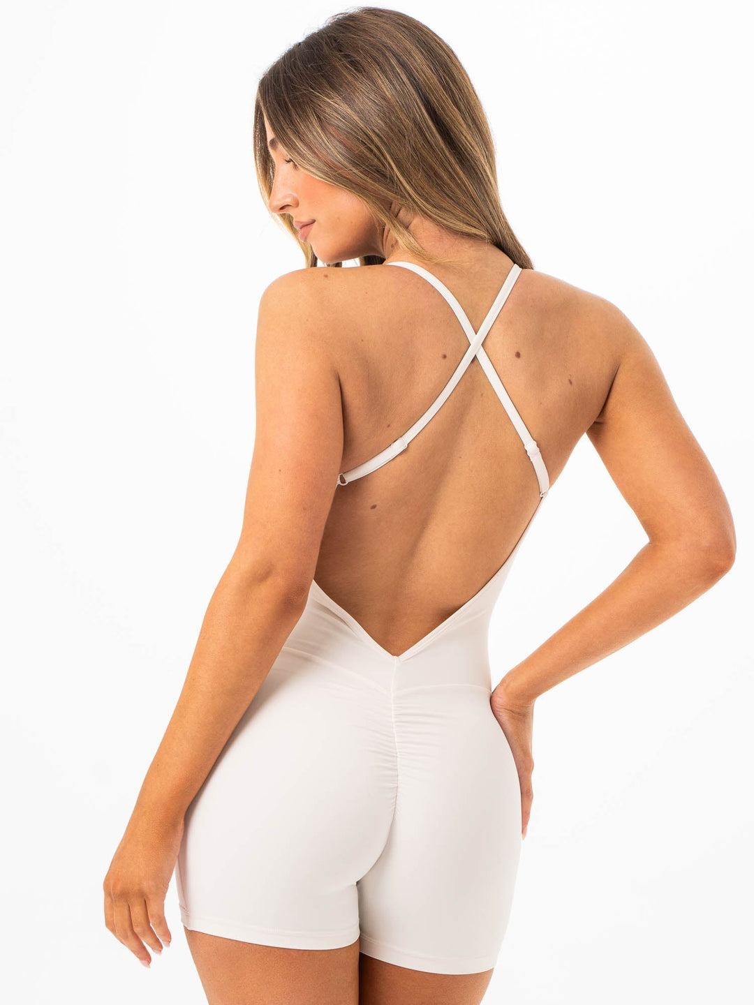 NKD Underwire Bodysuit - Vanilla Clothing Ryderwear 
