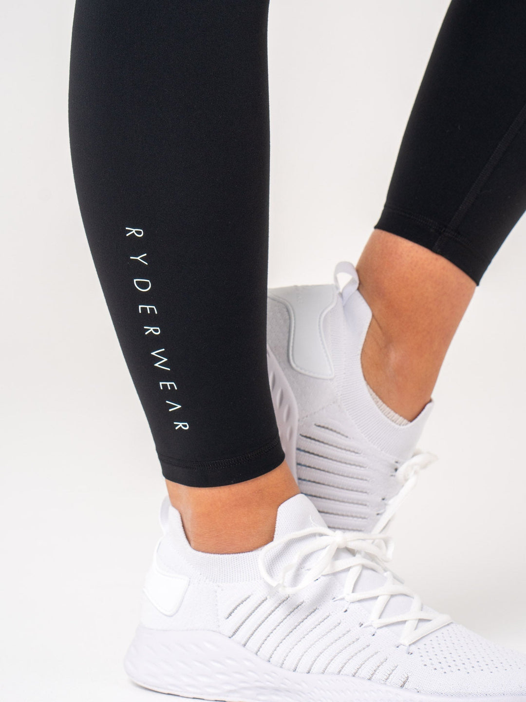 NKD V Scrunch Leggings - Black Clothing Ryderwear 