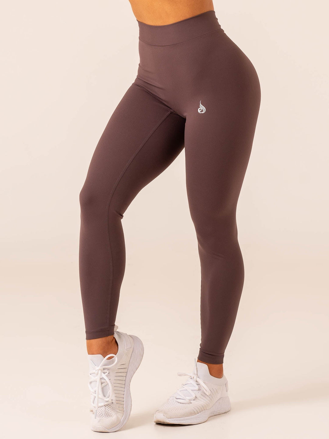 NKD V Scrunch Leggings - Plum Clothing Ryderwear 