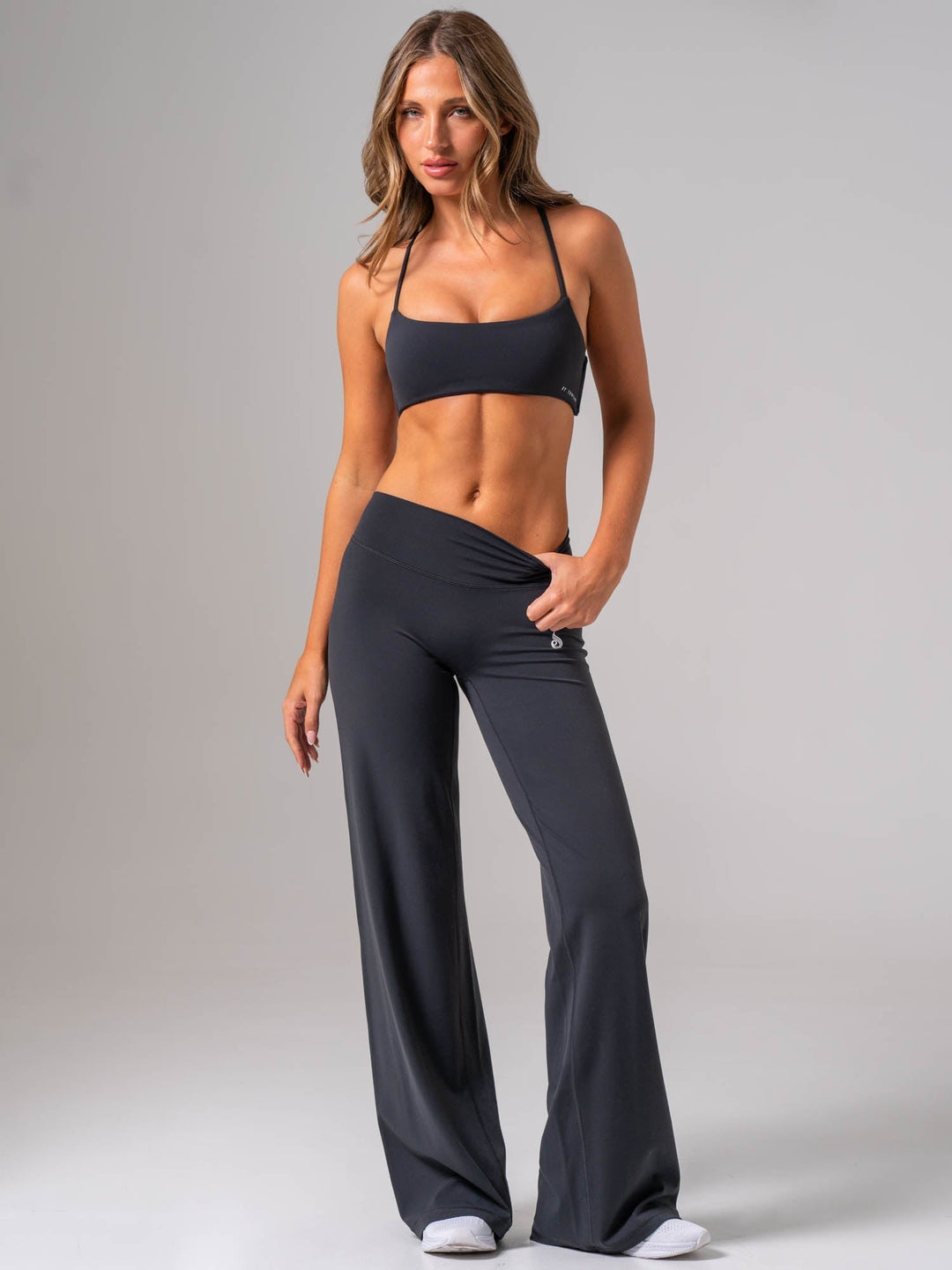 NKD Wide Legging - Regular - Midnight Black Clothing Ryderwear 