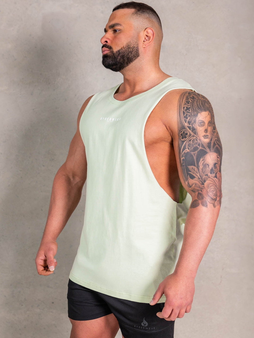 NRG Baller Tank - Matcha Clothing Ryderwear 