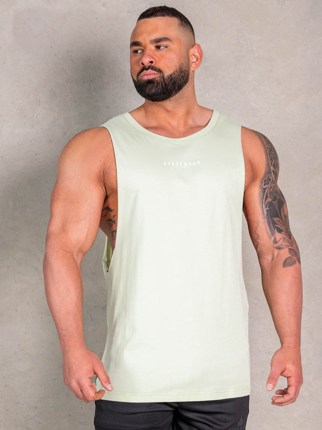 NRG Baller Tank - Matcha Clothing Ryderwear 