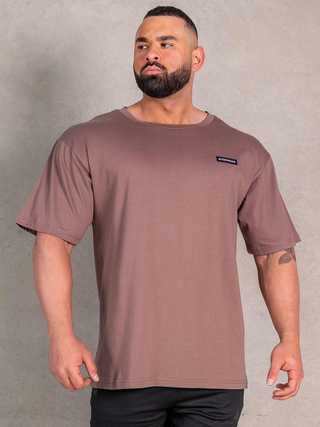 NRG Oversized T-Shirt - Almond Clothing Ryderwear 