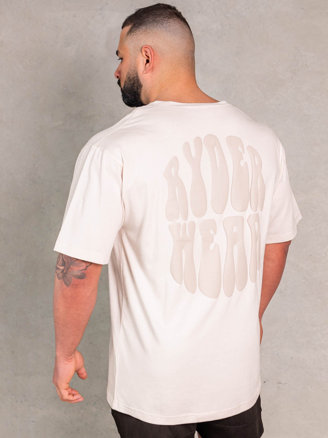 NRG Oversized T-Shirt - Oat Clothing Ryderwear 