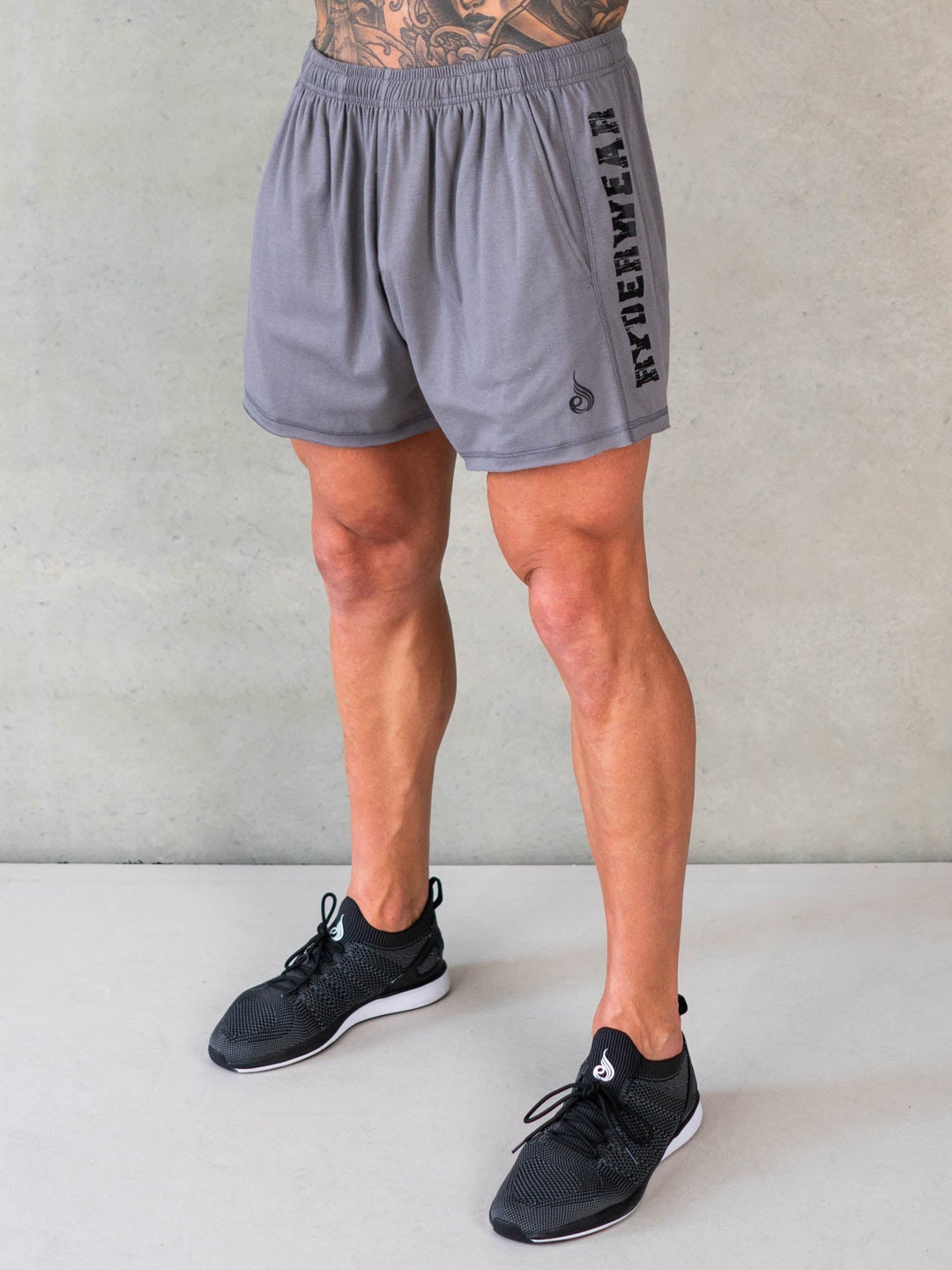 Octane Arnie Shorts - Steel Grey Clothing Ryderwear 