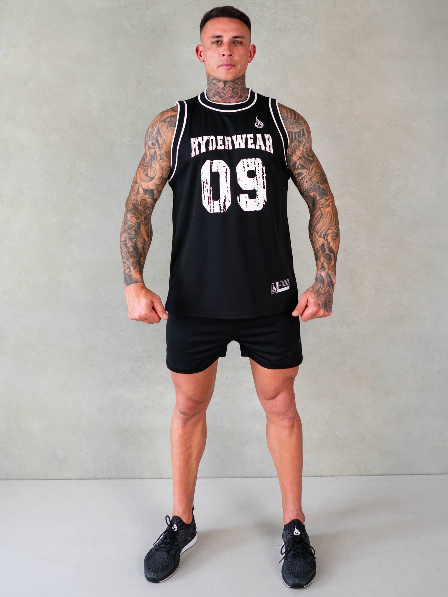 Octane Mesh Jersey - Black - Ryderwear