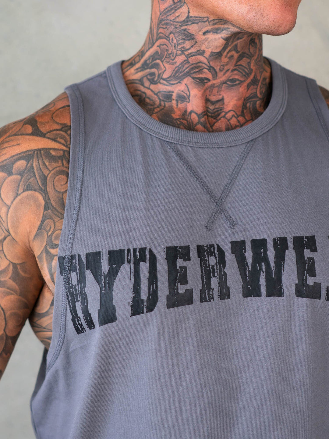 Octane Tank - Steel Grey Clothing Ryderwear 