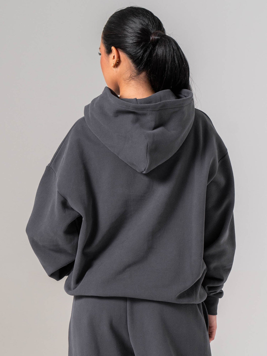 Plush Hoodie - Charcoal Clothing Ryderwear 