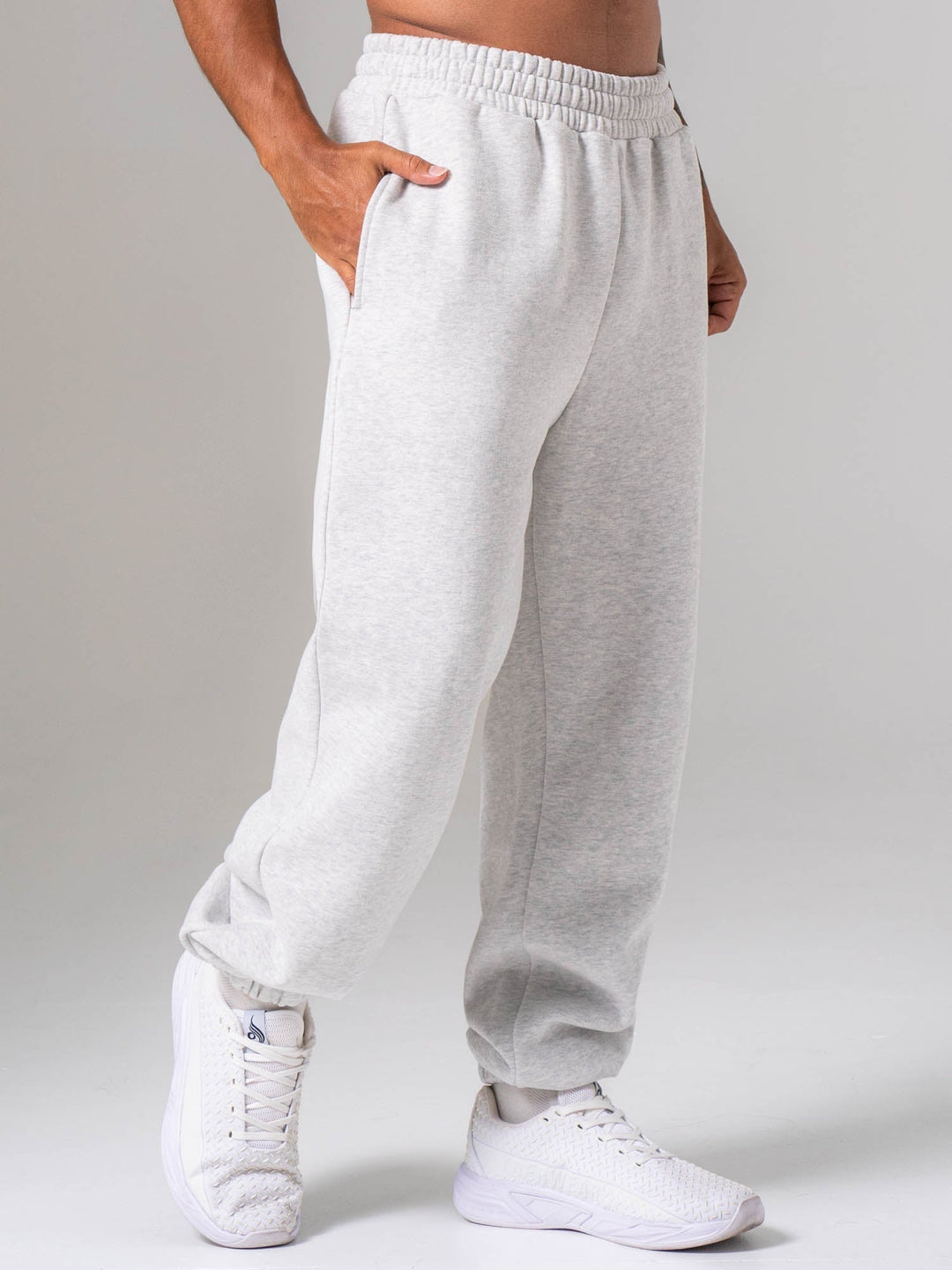 Plush Trackpant - Snow Marl Clothing Ryderwear 