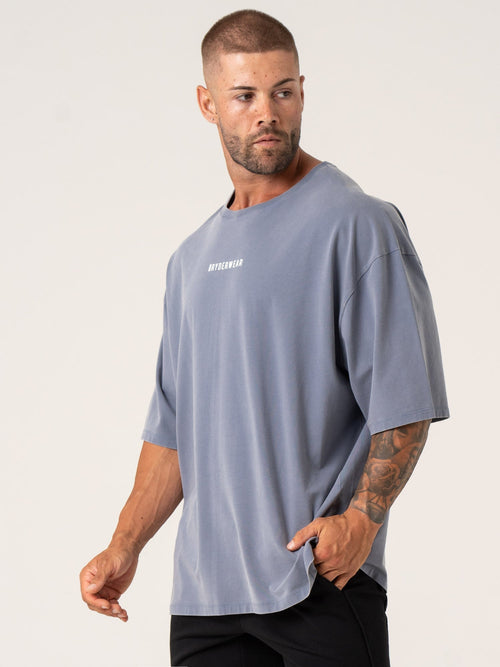 Soft Tech T-Shirt - Blue Marl - Ryderwear