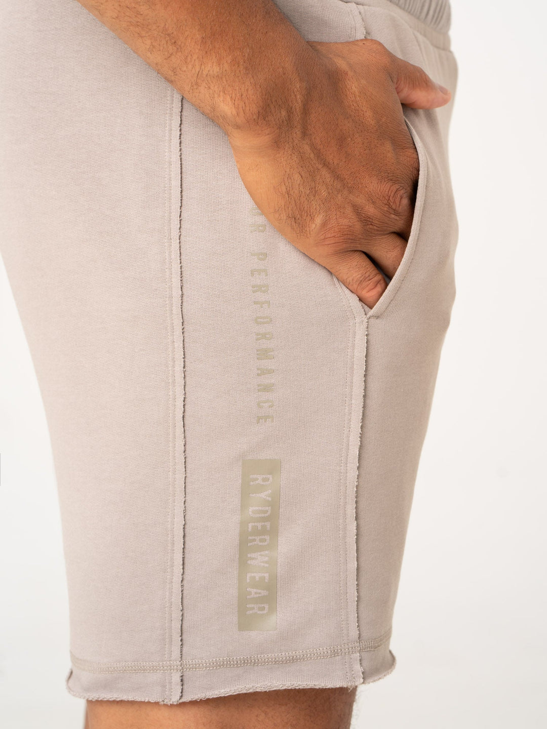 Pursuit Track Shorts - Taupe Clothing Ryderwear 