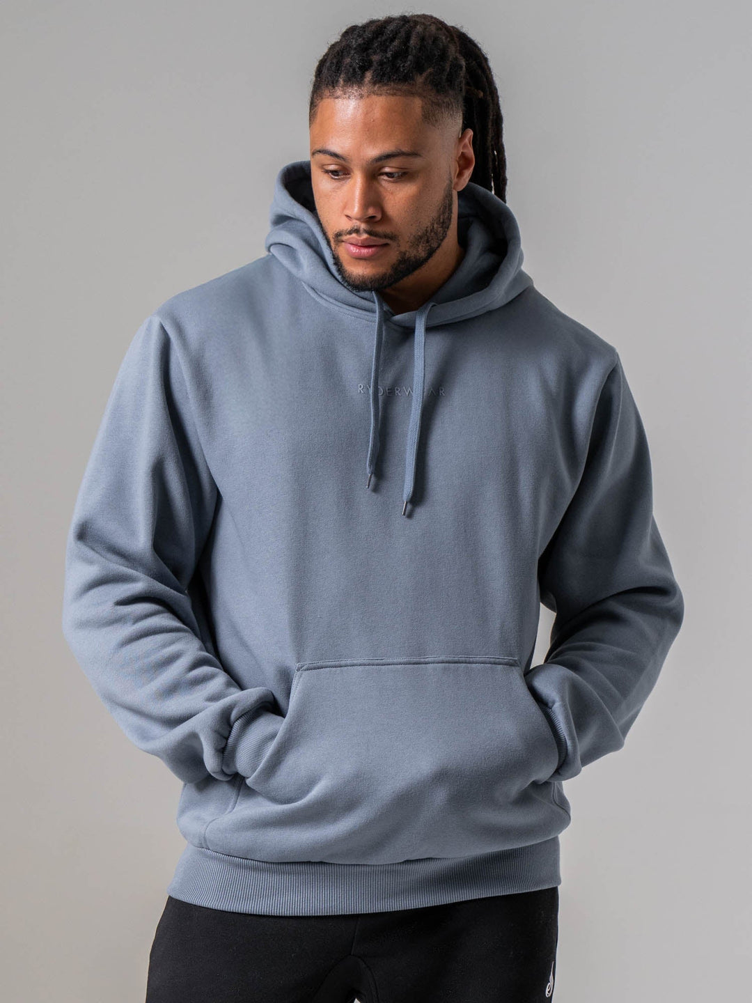 Ryderwear Essential Hoodie - Steel Blue Clothing Ryderwear 