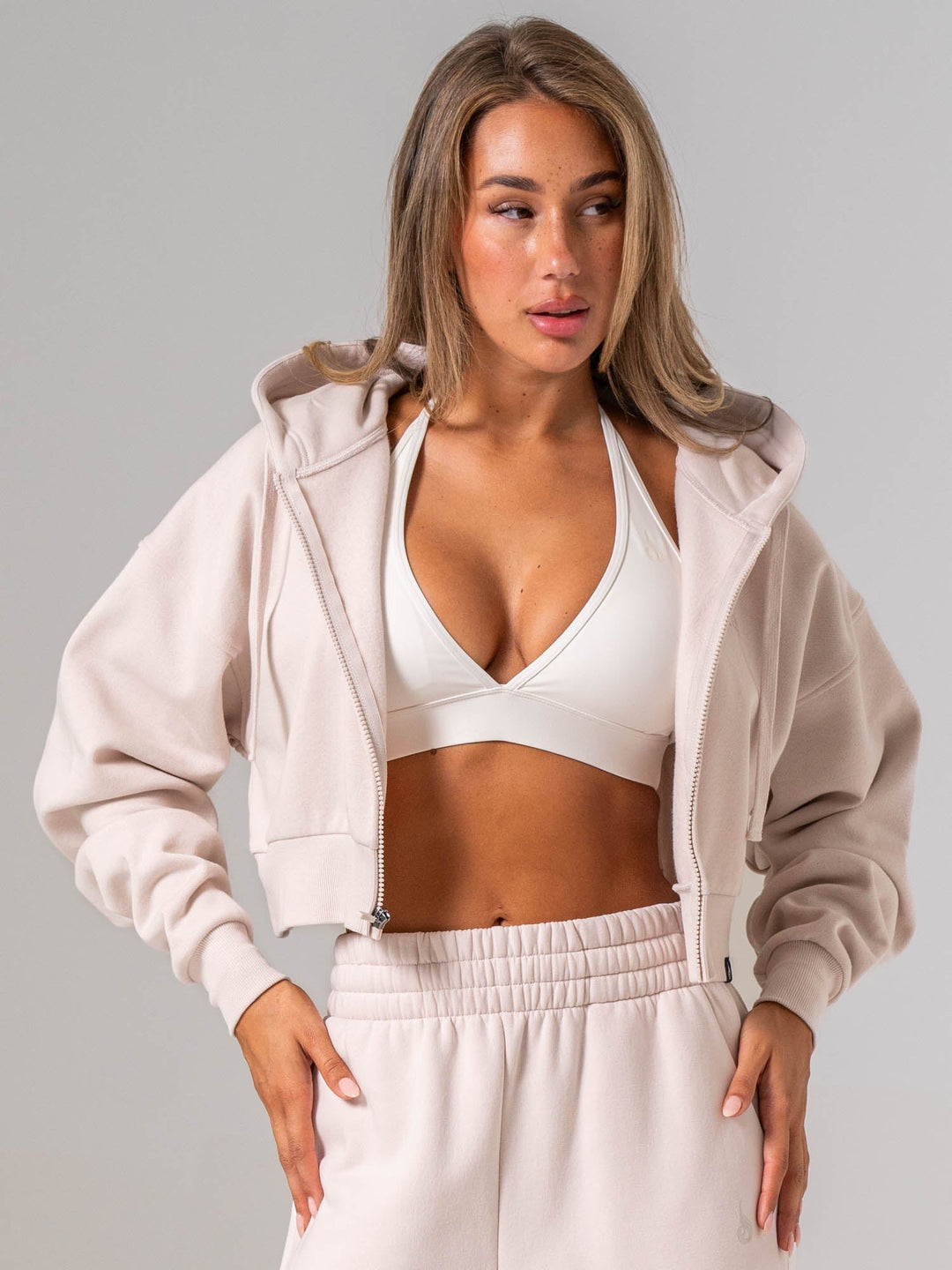 Ryderwear Track Jacket - Oatmeal Clothing Ryderwear 