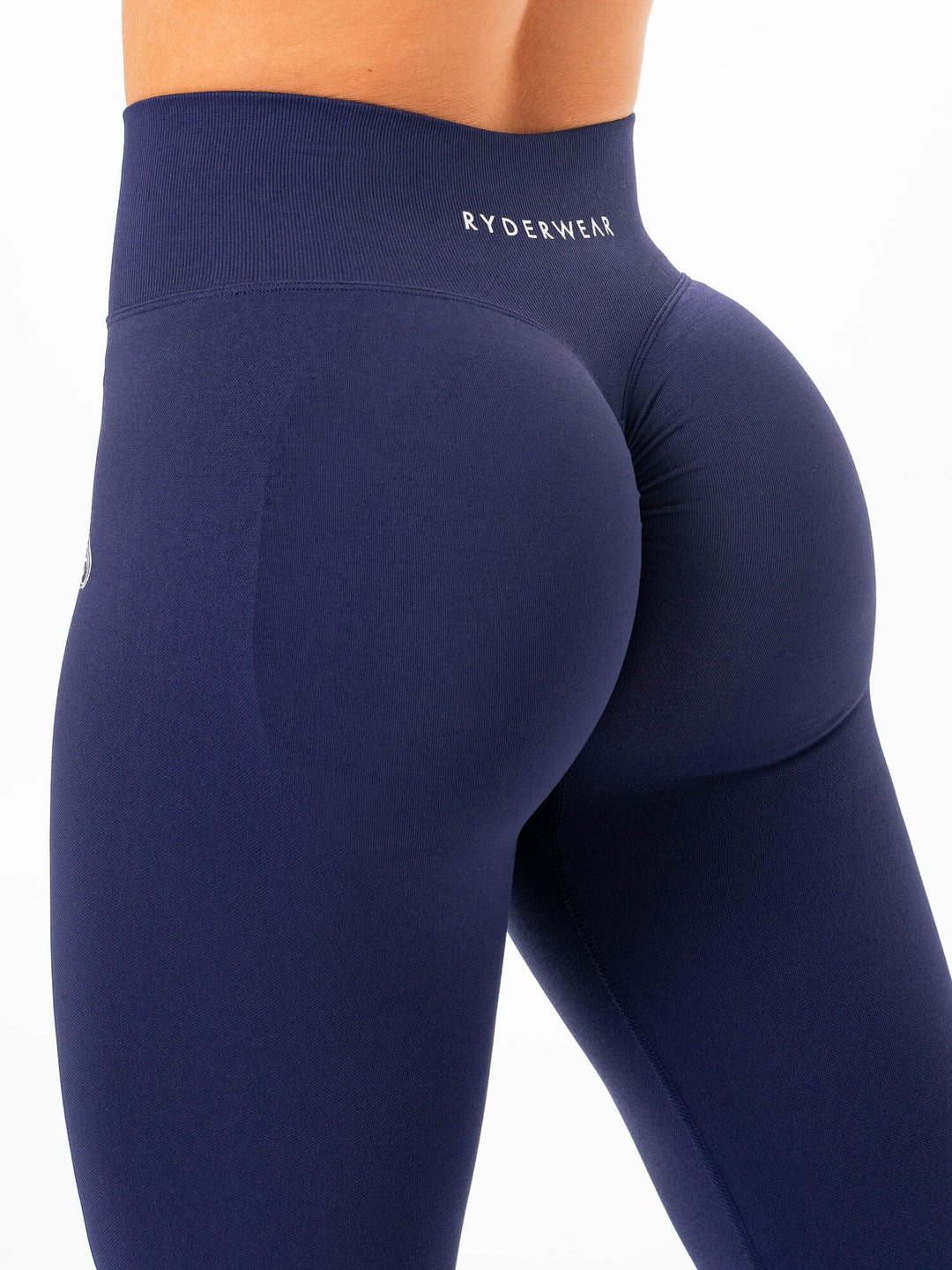 Sculpt Seamless Leggings - Deep Blue Clothing Ryderwear 
