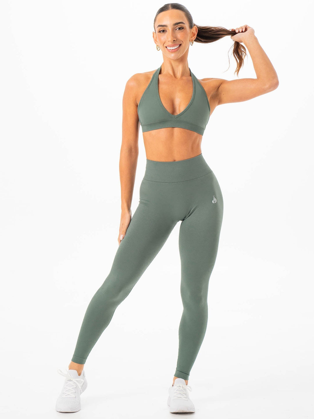 Sculpt Seamless Leggings - Forest Clothing Ryderwear 