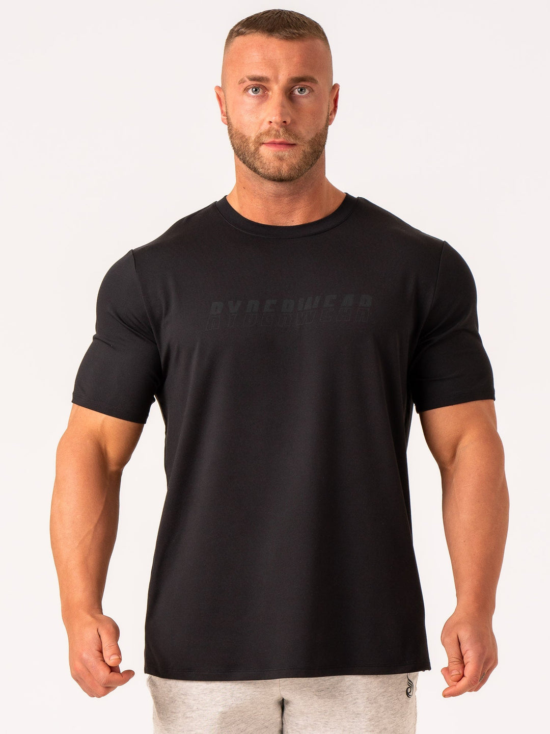 Soft Tech T-Shirt - Black Clothing Ryderwear 