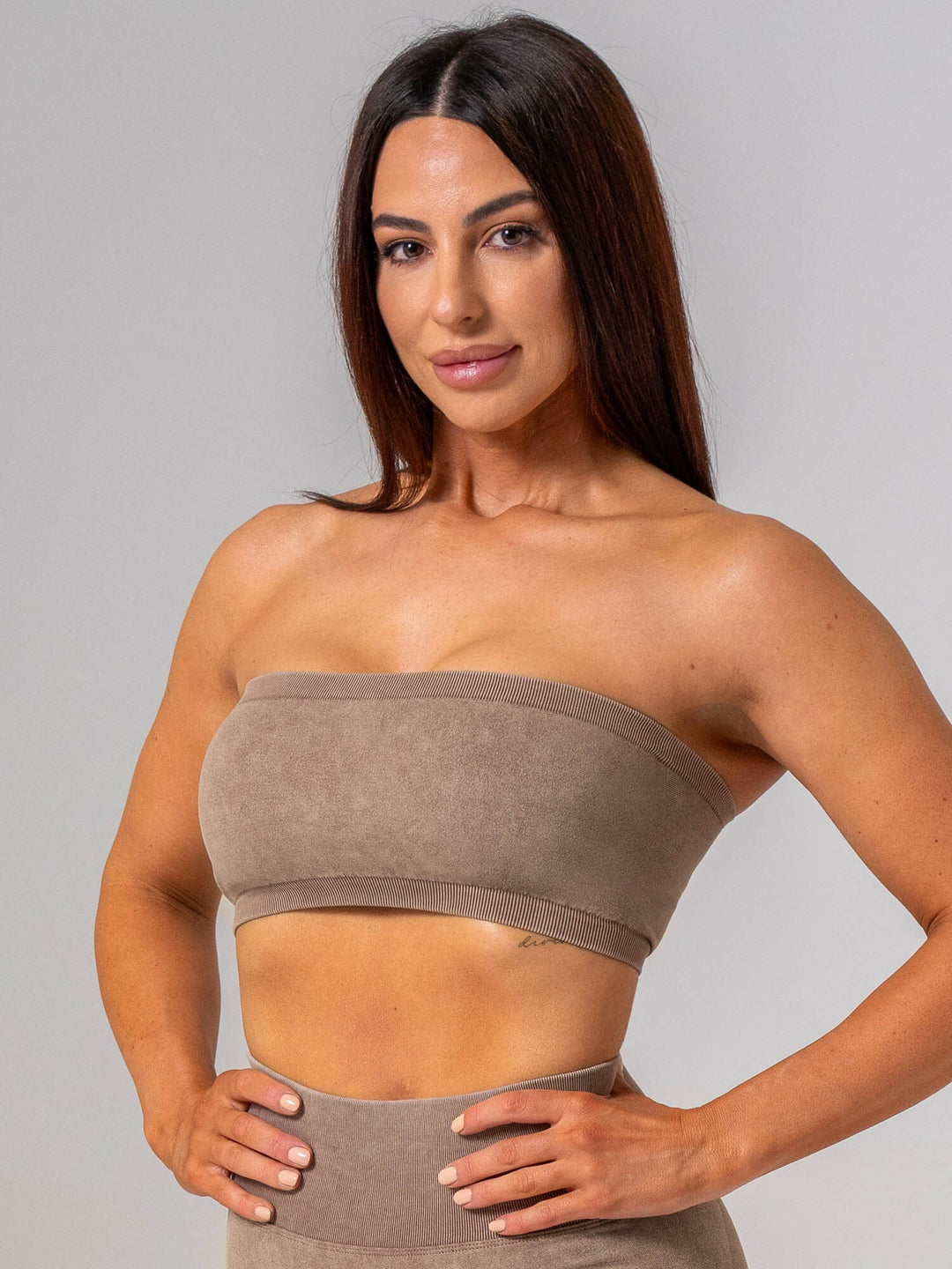 Stonewash Seamless Bandeau - Chai Clothing Ryderwear 