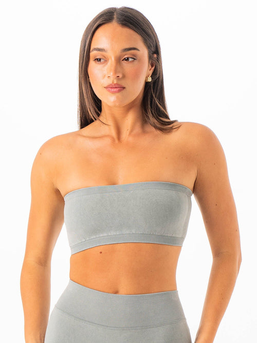 Stonewash Seamless Bandeau Sage