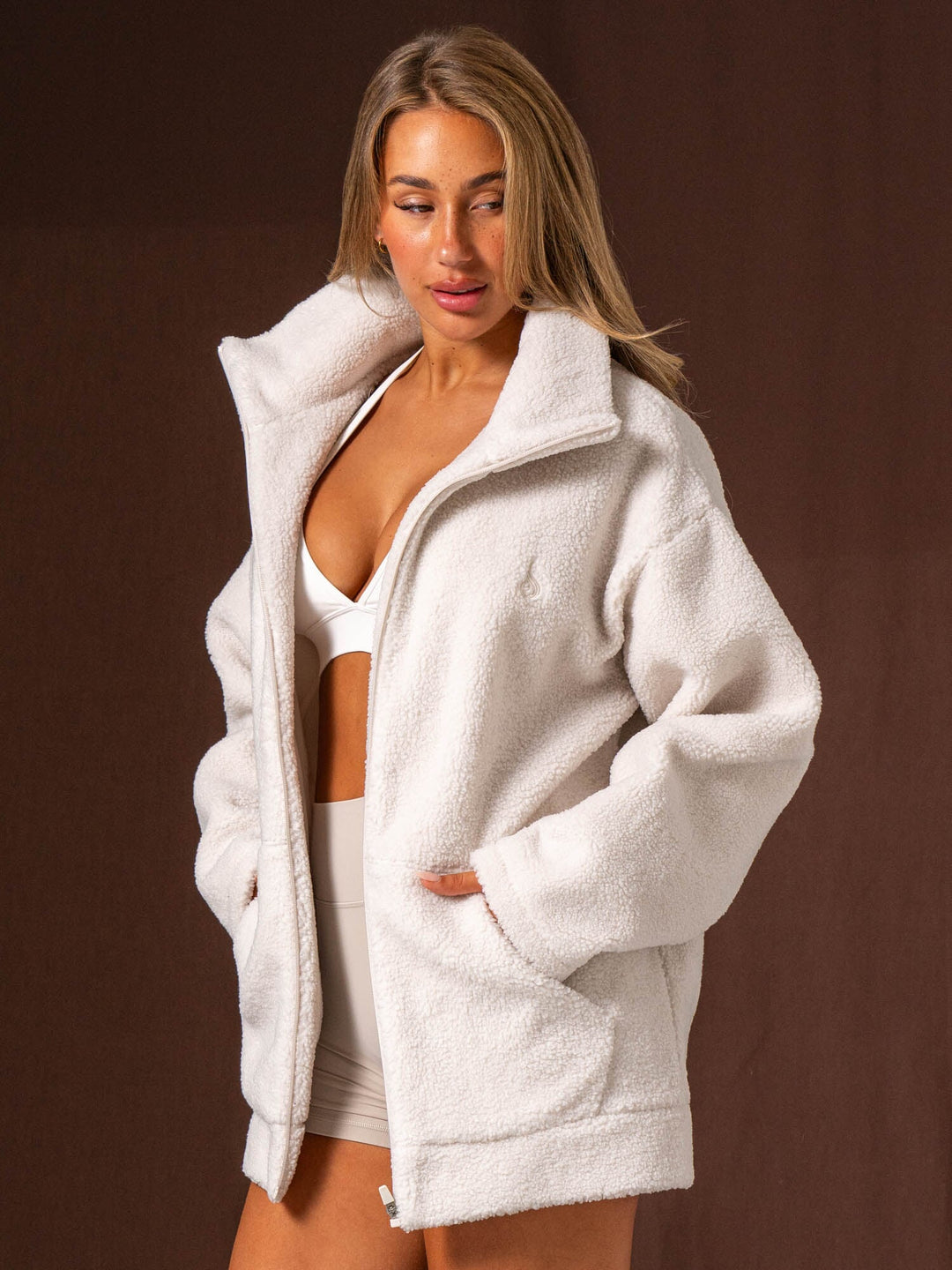 Teddy Jacket - Bone Clothing Ryderwear 