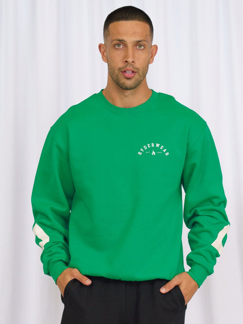 Unisex Collegiate Sweater Green