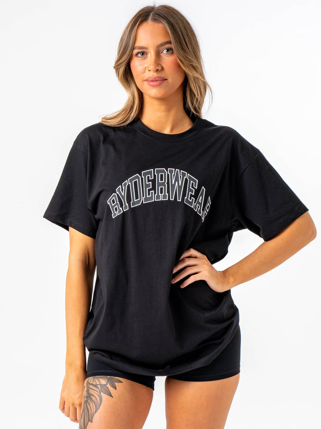 Unisex Collegiate T-Shirt - Black Clothing Ryderwear 