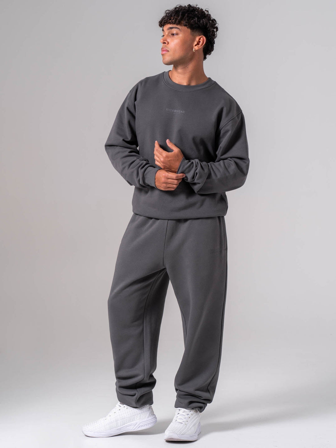Unisex Crewneck - Charcoal Clothing Ryderwear 