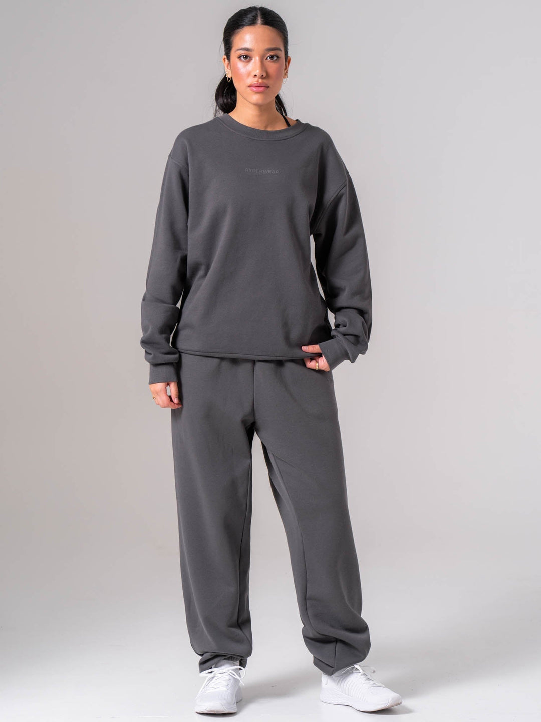 Unisex Crewneck - Charcoal Clothing Ryderwear 