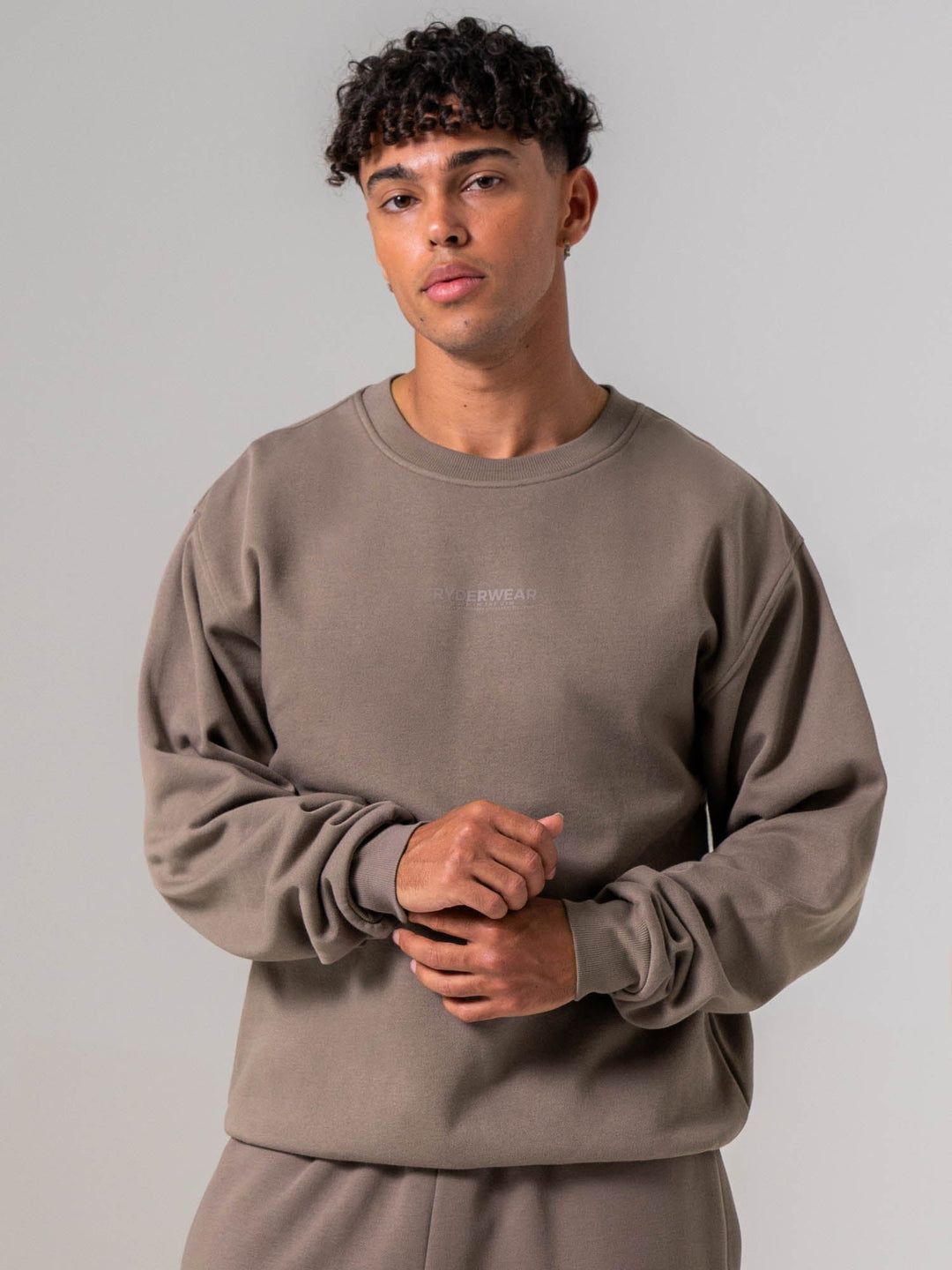 Unisex Crewneck - Deep Taupe Clothing Ryderwear 