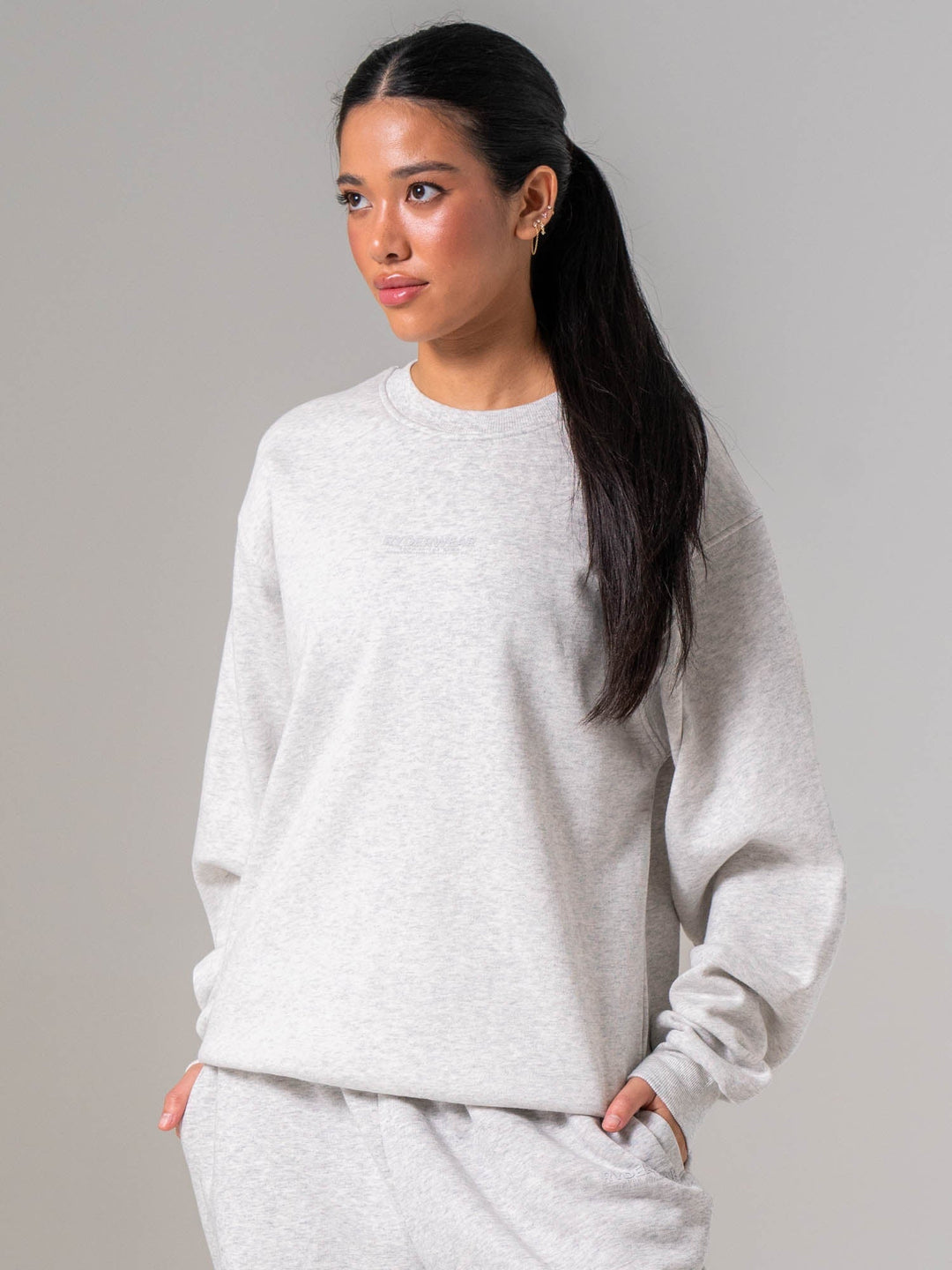 Unisex Crewneck - Snow Marle Clothing Ryderwear 