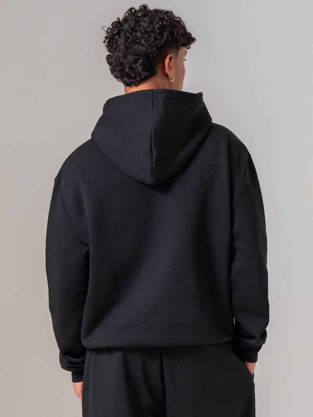 Unisex Fleece Hoodie - Black Clothing Ryderwear 