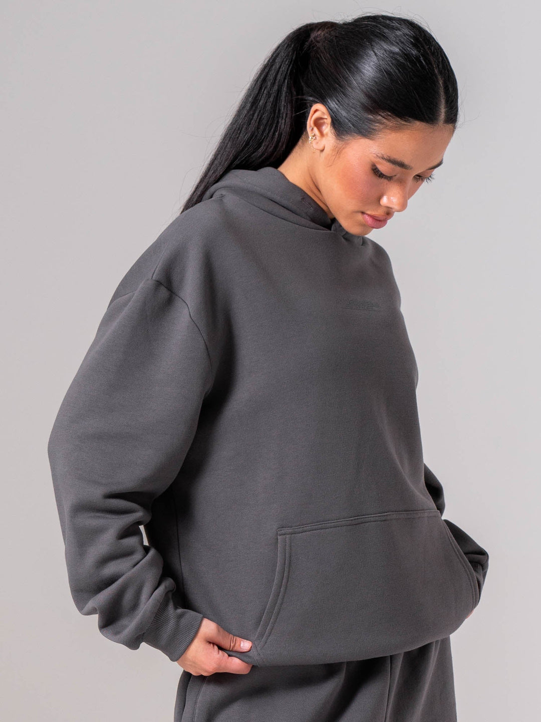Unisex Fleece Hoodie - Charcoal Clothing Ryderwear 
