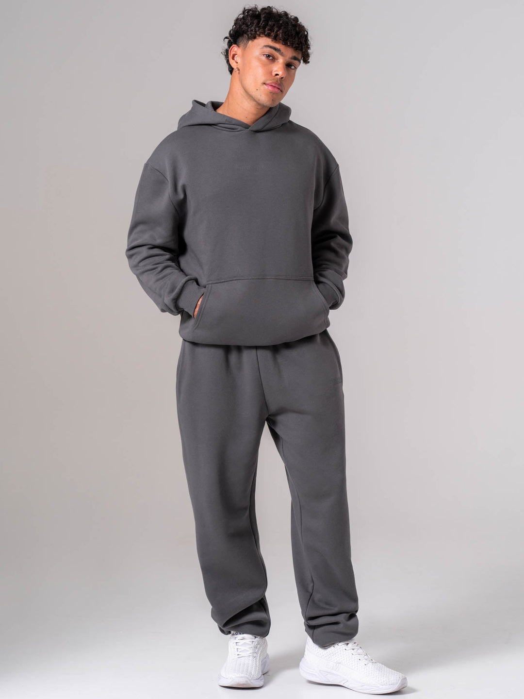 Unisex Fleece Hoodie - Charcoal Clothing Ryderwear 