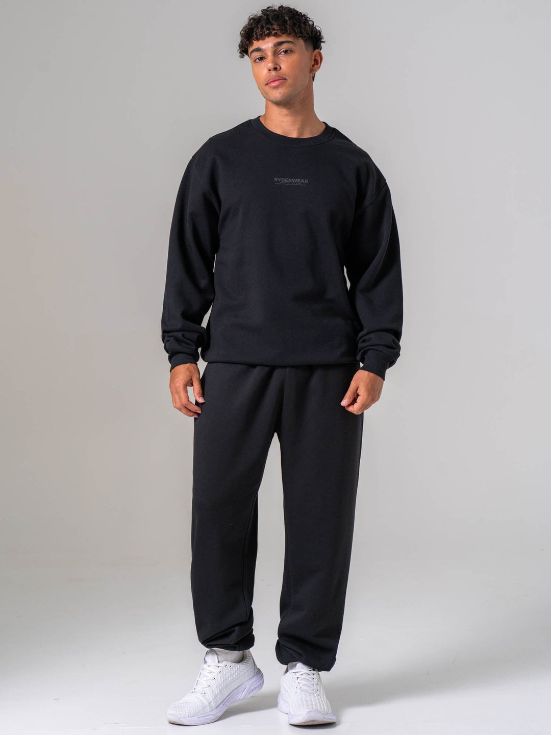 Unisex Fleece Track Pant - Black Clothing Ryderwear 