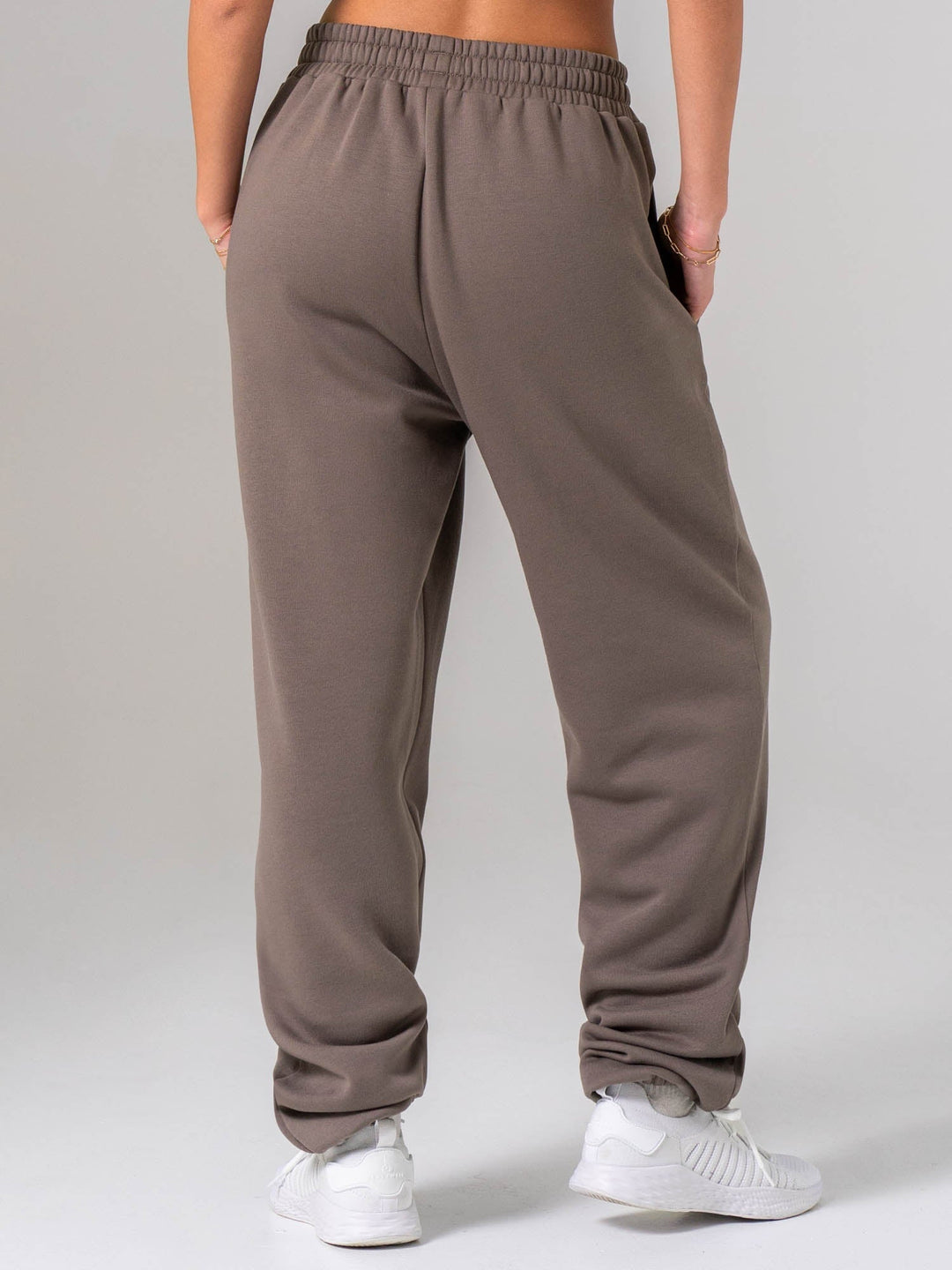 Unisex Fleece Track Pant - Deep Taupe Clothing Ryderwear 