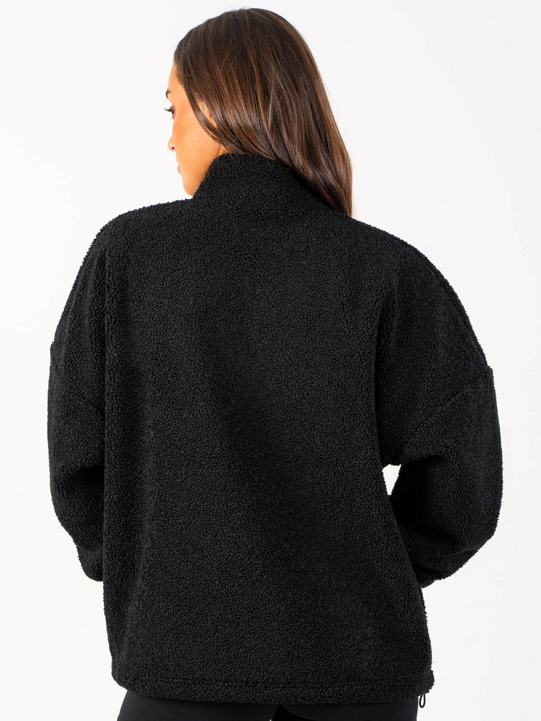 Unisex Teddy Jumper - Black Clothing Ryderwear 