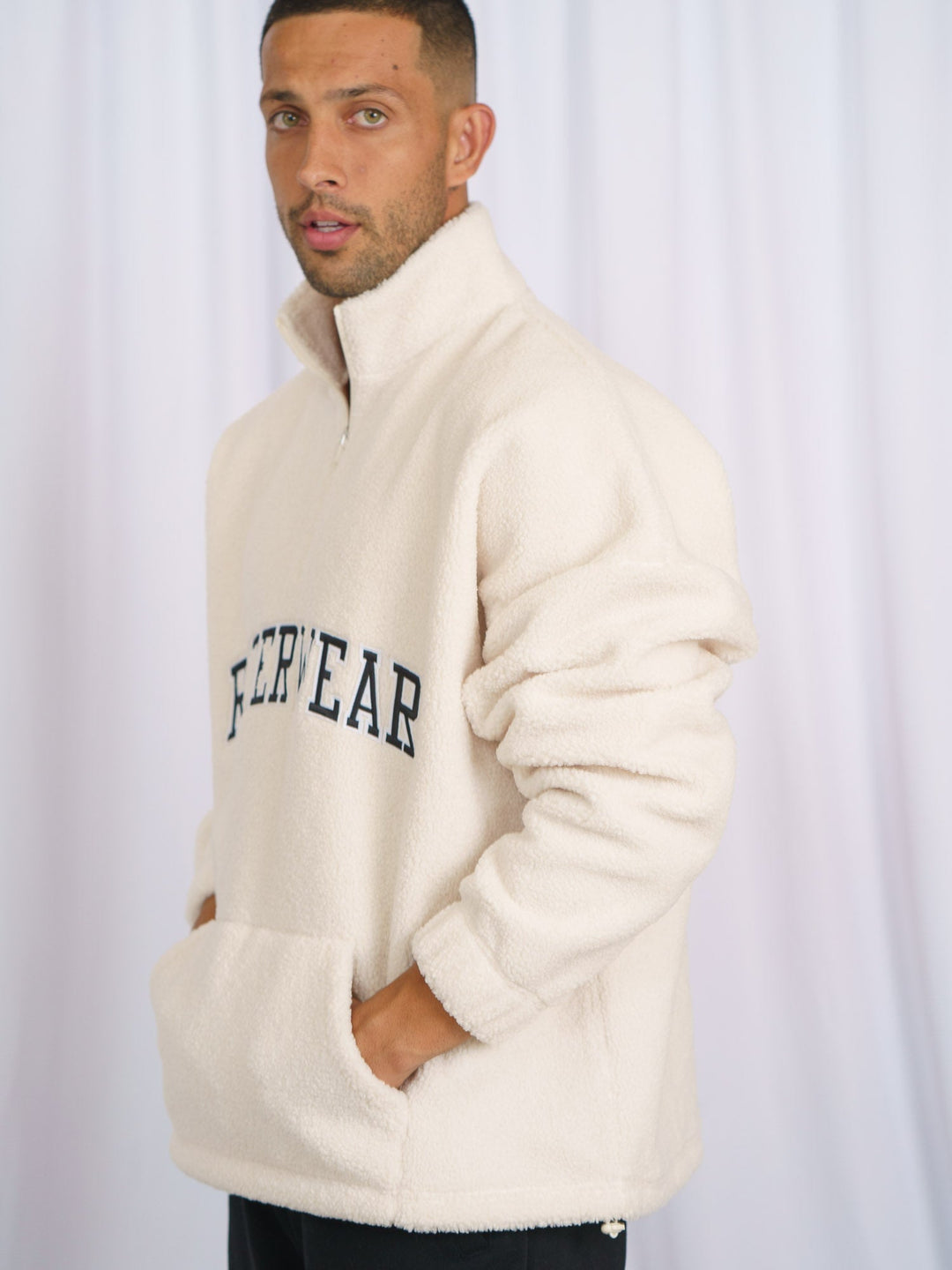 Unisex Teddy Jumper - Vanilla Clothing Ryderwear 